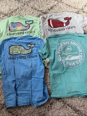 Vineyard Vines T shirt bundle, football, baseball and more